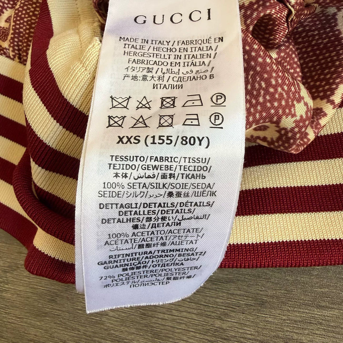Gucci Double G Monogram Silk Jacket