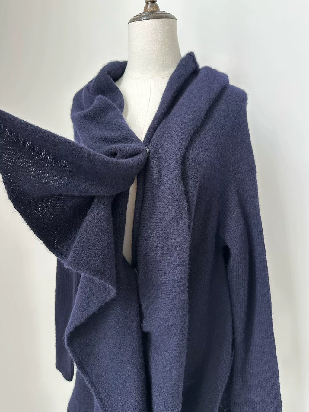 Yohji Yamamoto deformed cardigan sweater