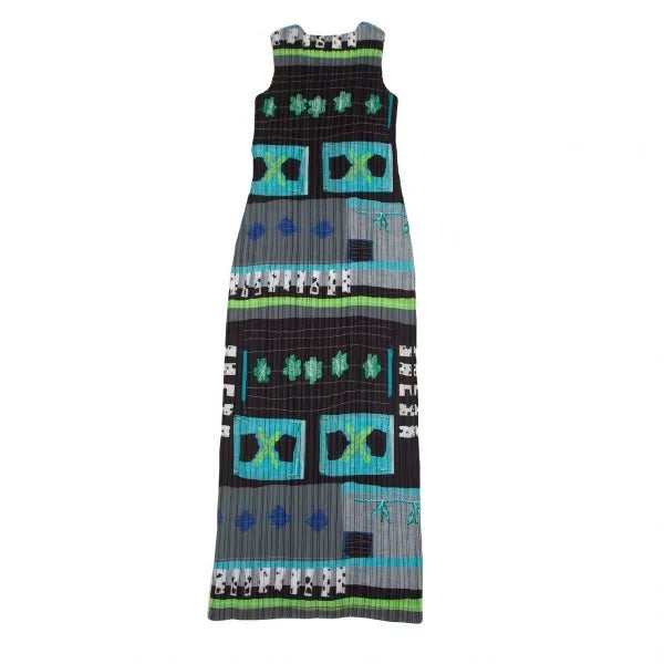 Issey Miyake Vintage Geometric Pleated Dress