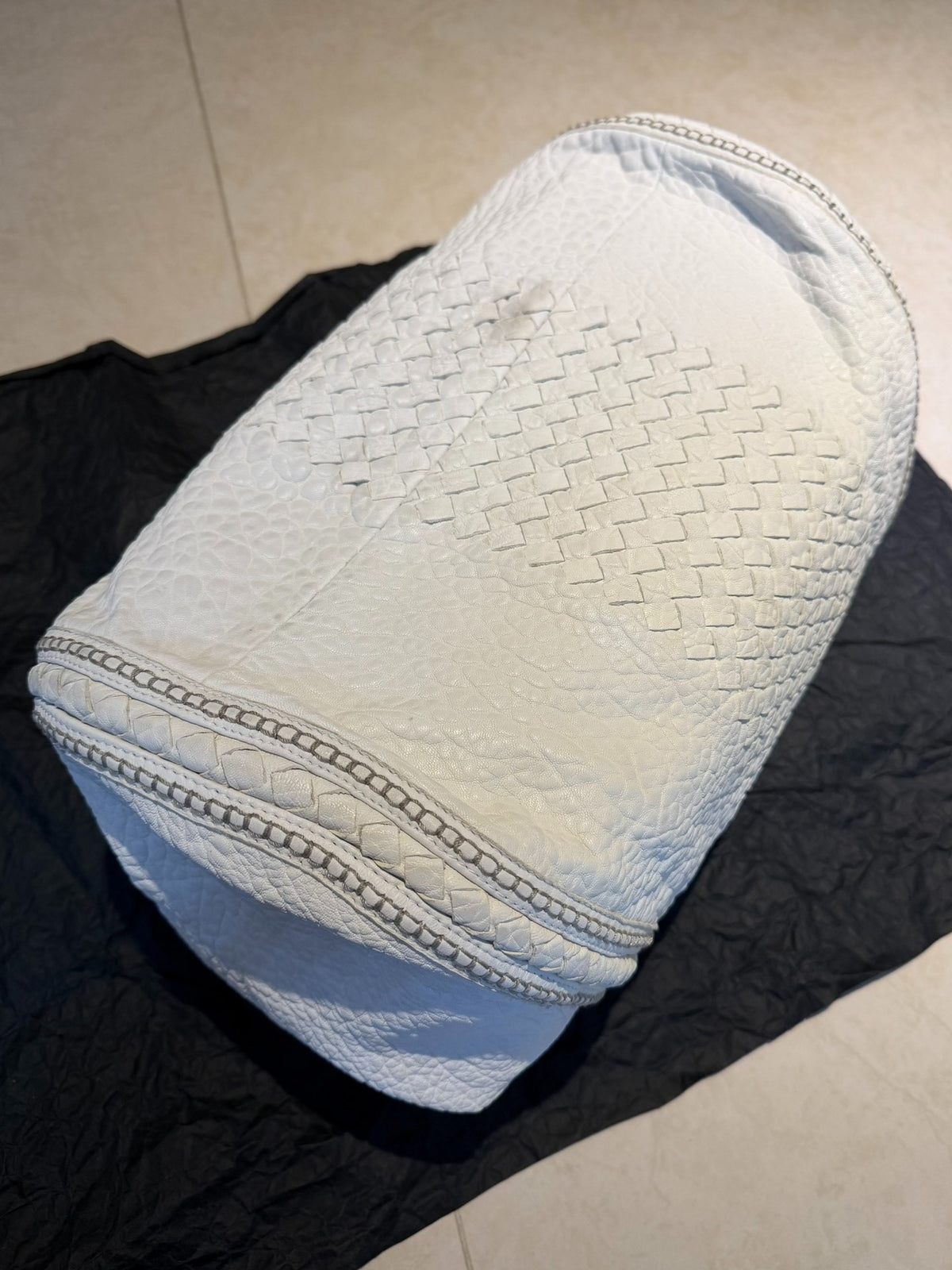 Bottega Veneta Parachute White Tote Bag