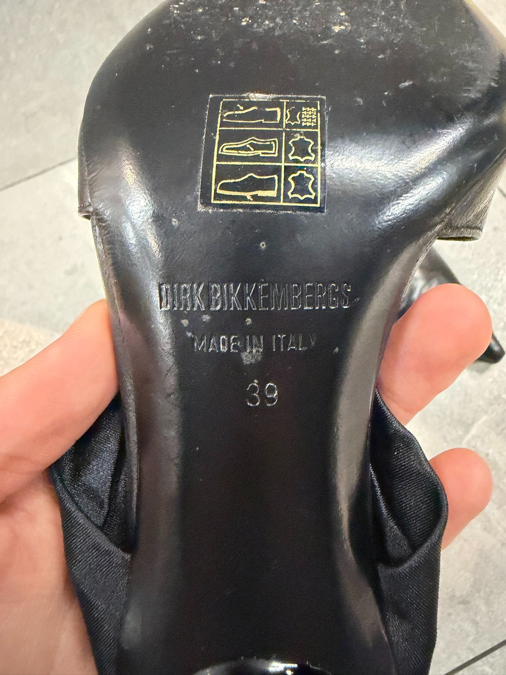 Dirk Bikkembergs SS06 Black Iron Ring Heels