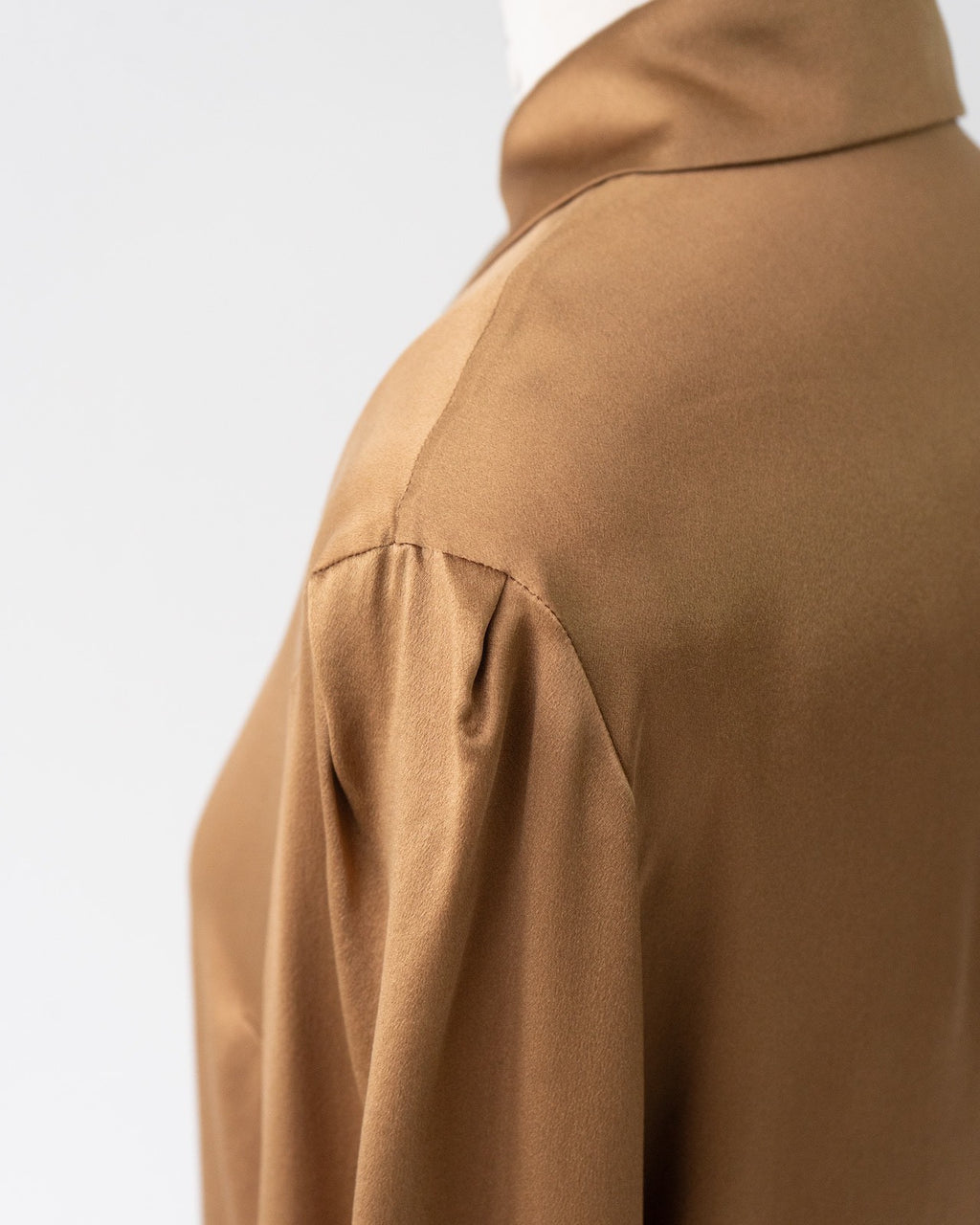 Celine 1990s Silk Long Sleeve Shirt
