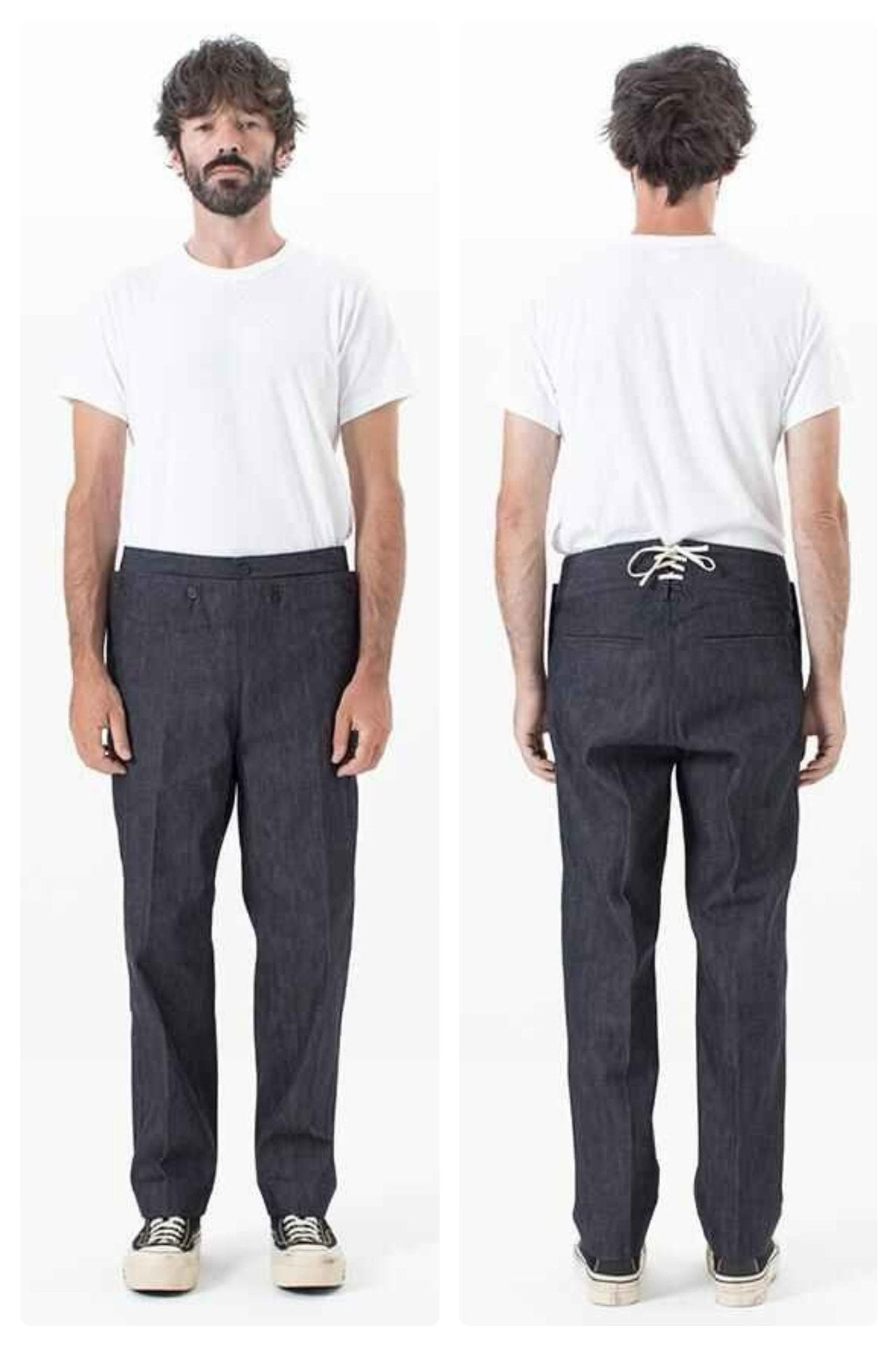 Visvim 22SS SS Holman Pants Unwashed Denim Sailor Jeans
