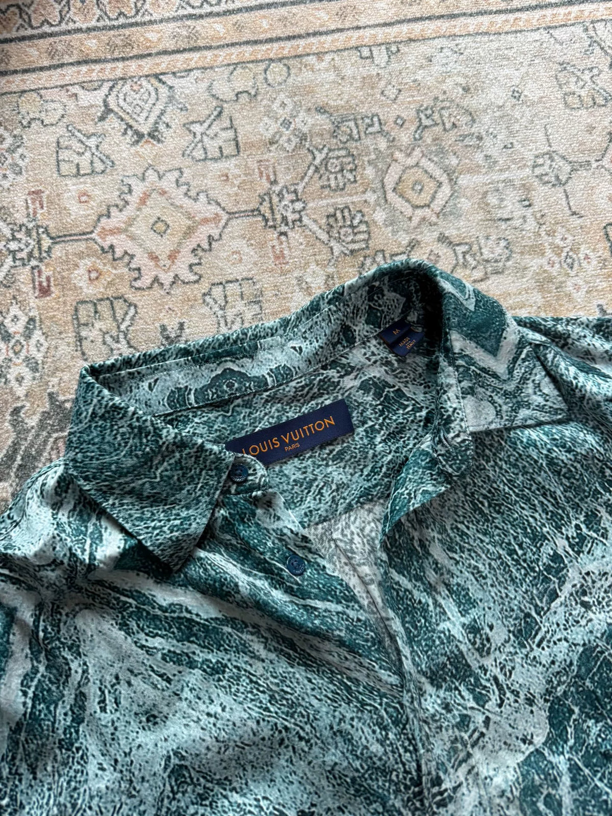 Louis Vuitton FW21 Marble Print Shirt