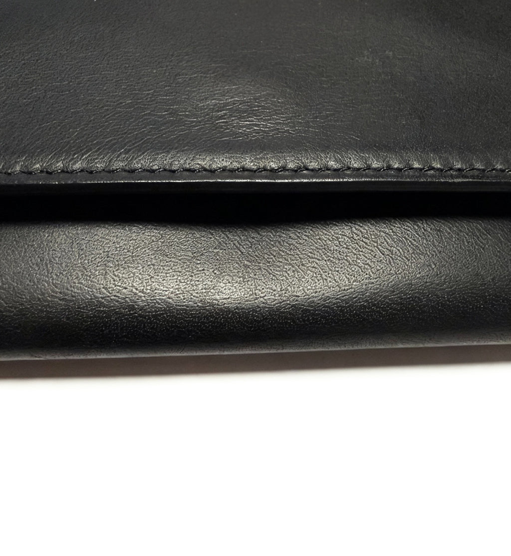 Maison Martin Margiela Silver Metallic Leather Wallet