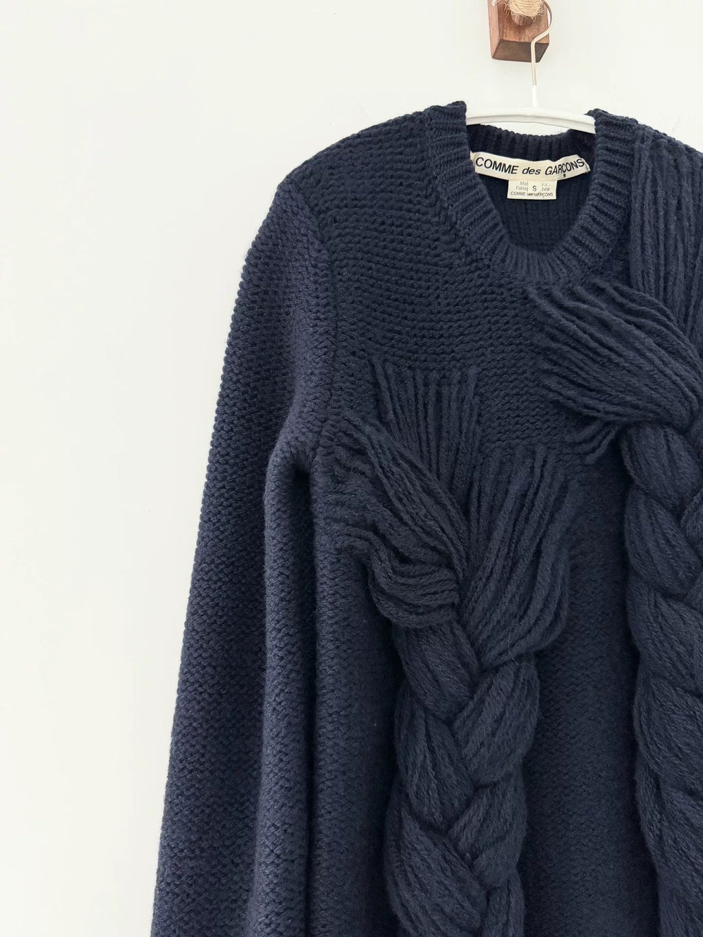 Comme Des Garcons 14AW Braided Knit Sweater - Devines