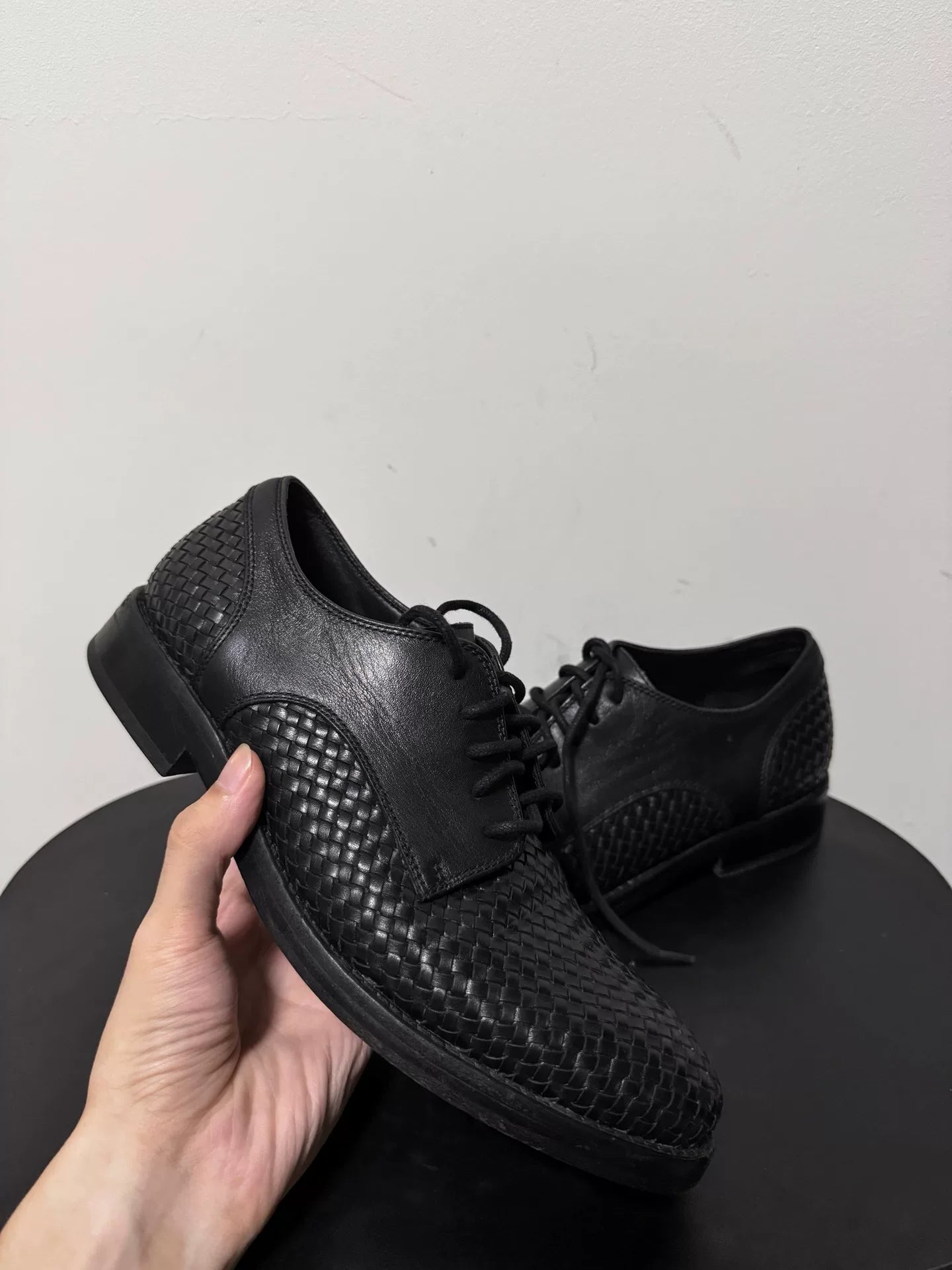 Bottega Veneta By Tomas Maier Woven Derby Shoes