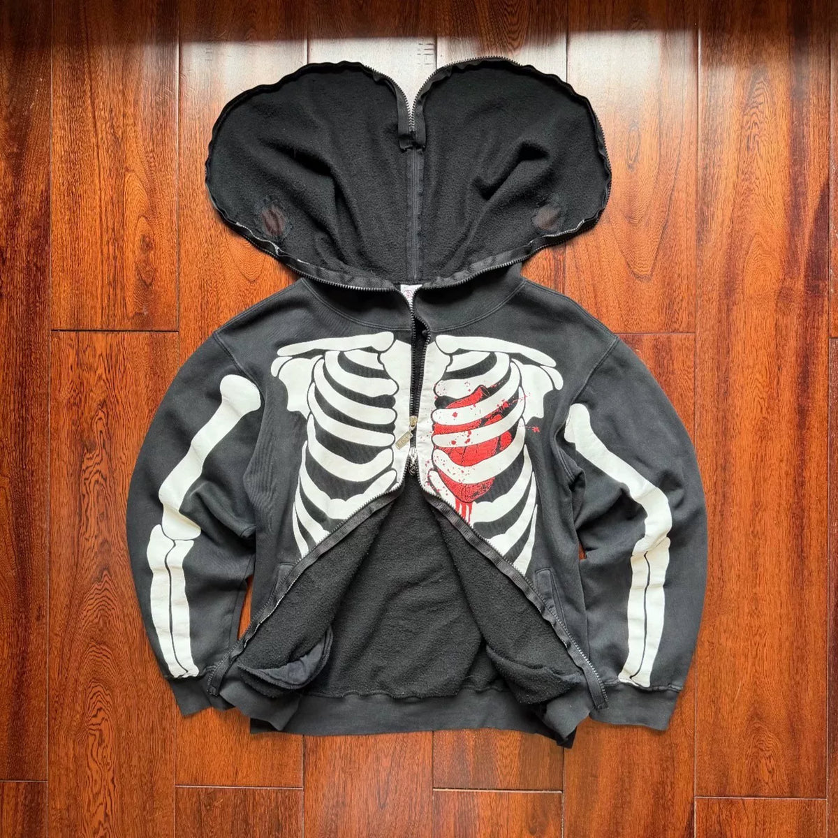 Vintage Misfits Mask Zip Hoodie 2008