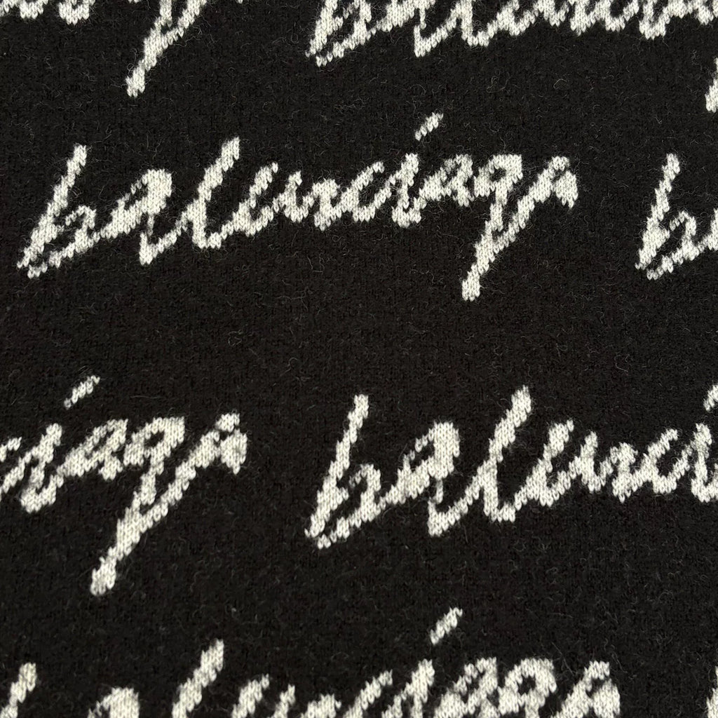Balenciaga Handwritten Danmaku Logo Knit Sweater