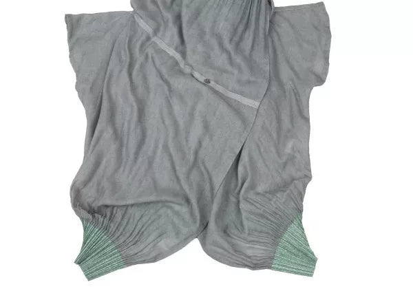 Issey Miyake Vintage Grey Pleated Top