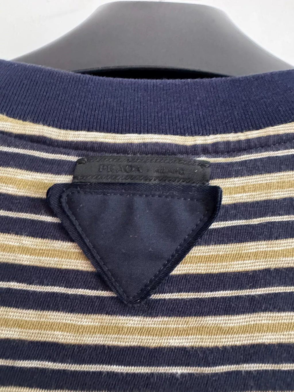Prada Isetan Pop Up Striped Short Sleeve