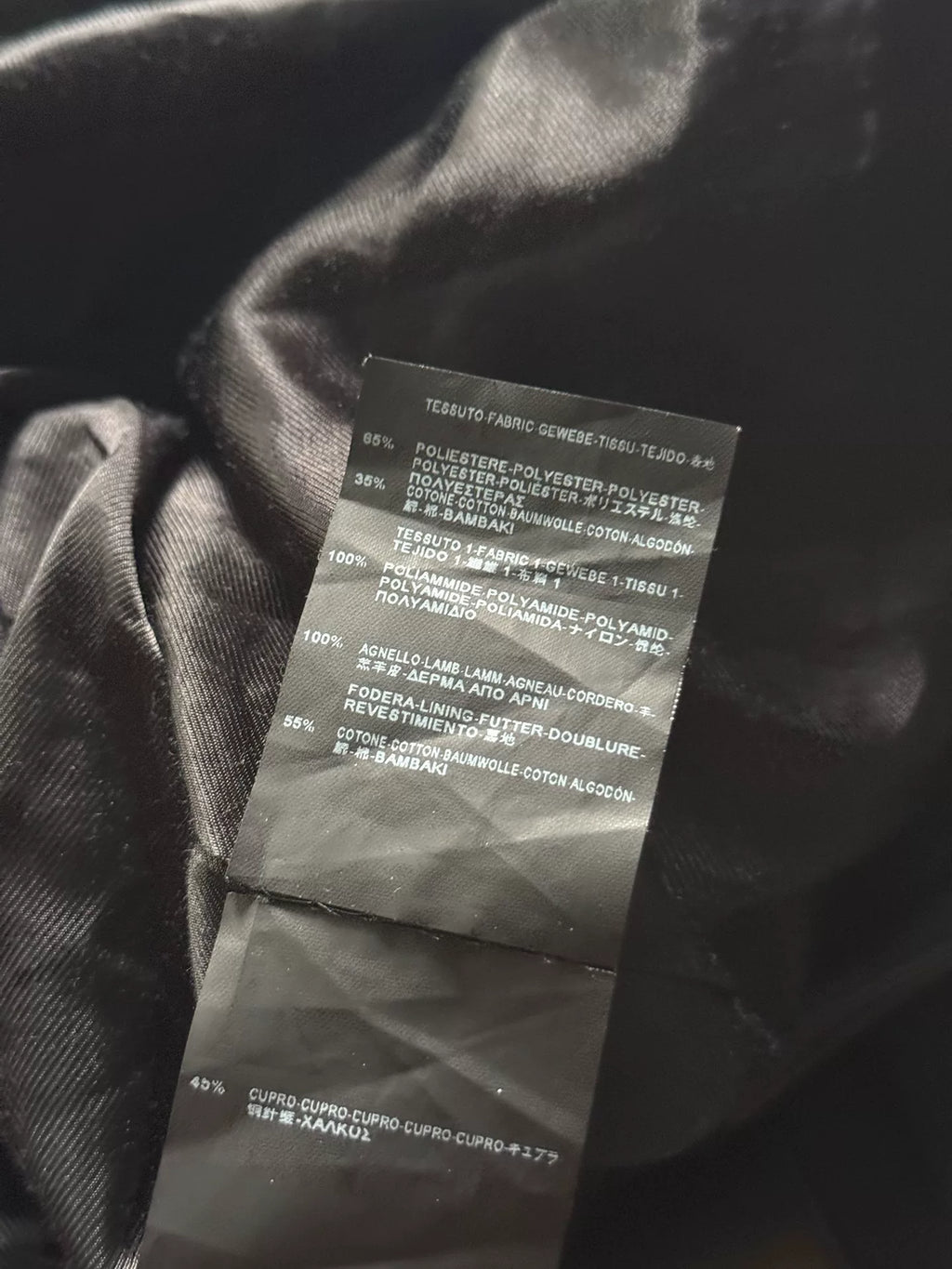 Saint Laurent Paris 13SS Hedi Slimane Black Lambskin Officer Jacket by Hedi Slimane