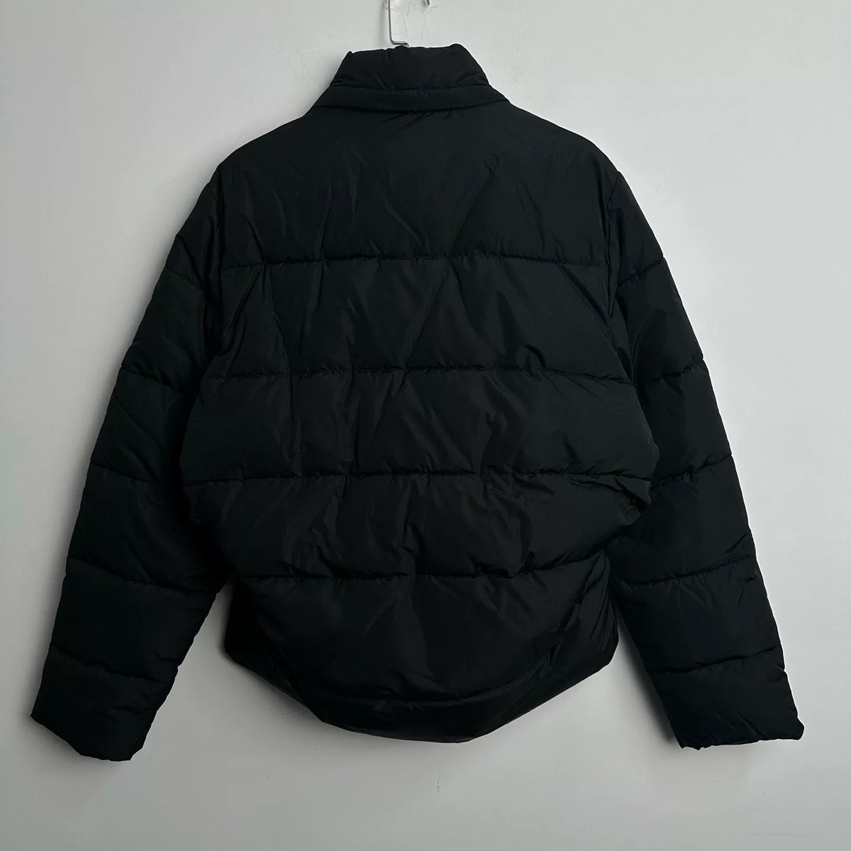 Balenciaga Black Stand-Collar Long-Sleeve Padded Jacket