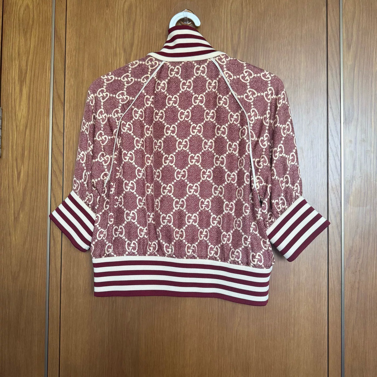 Gucci Double G Monogram Silk Jacket