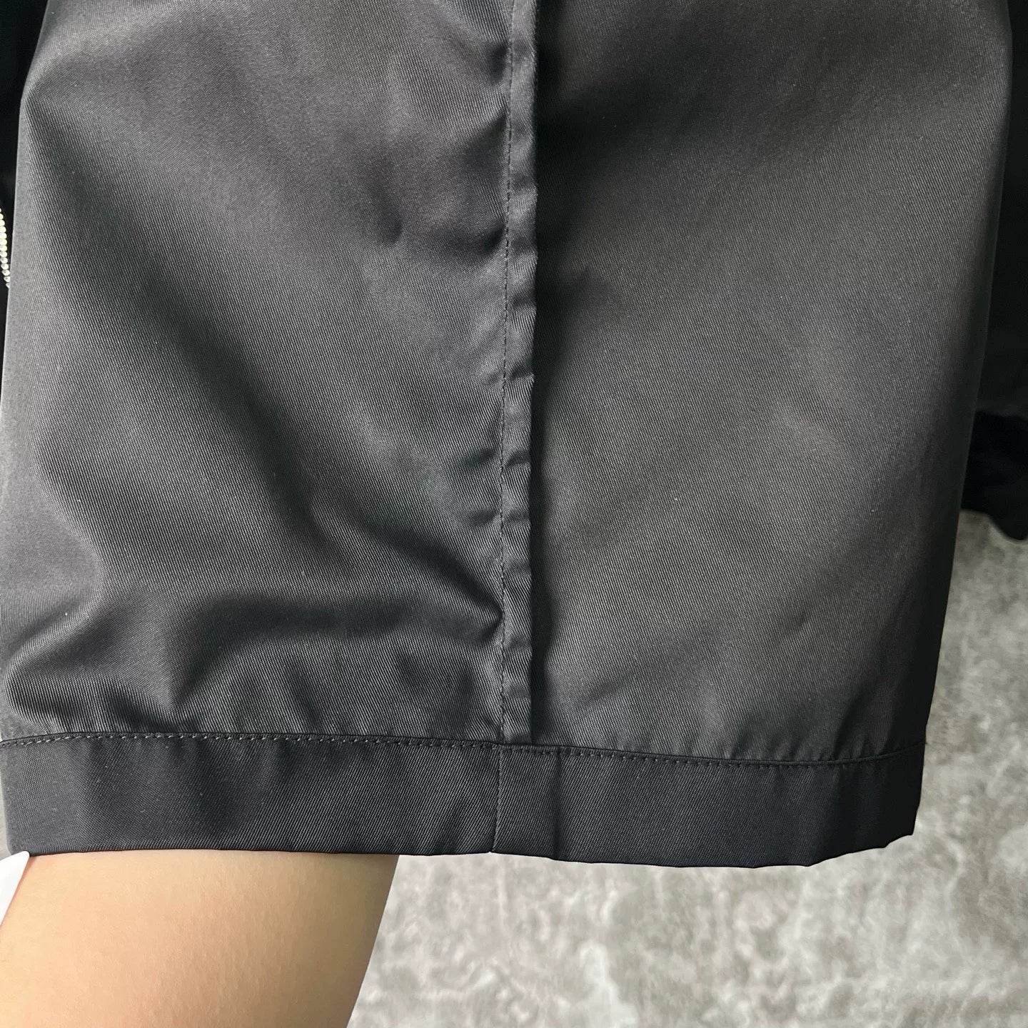 Prada Nylon Lapel Shirt Jacket