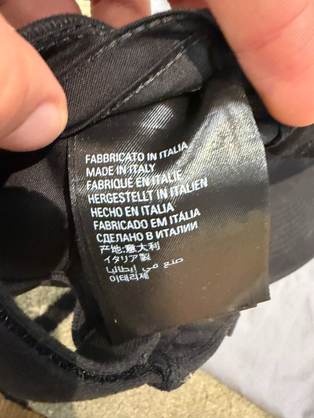 Balenciaga SS06 Cover Face Adjustable Velcro Cap