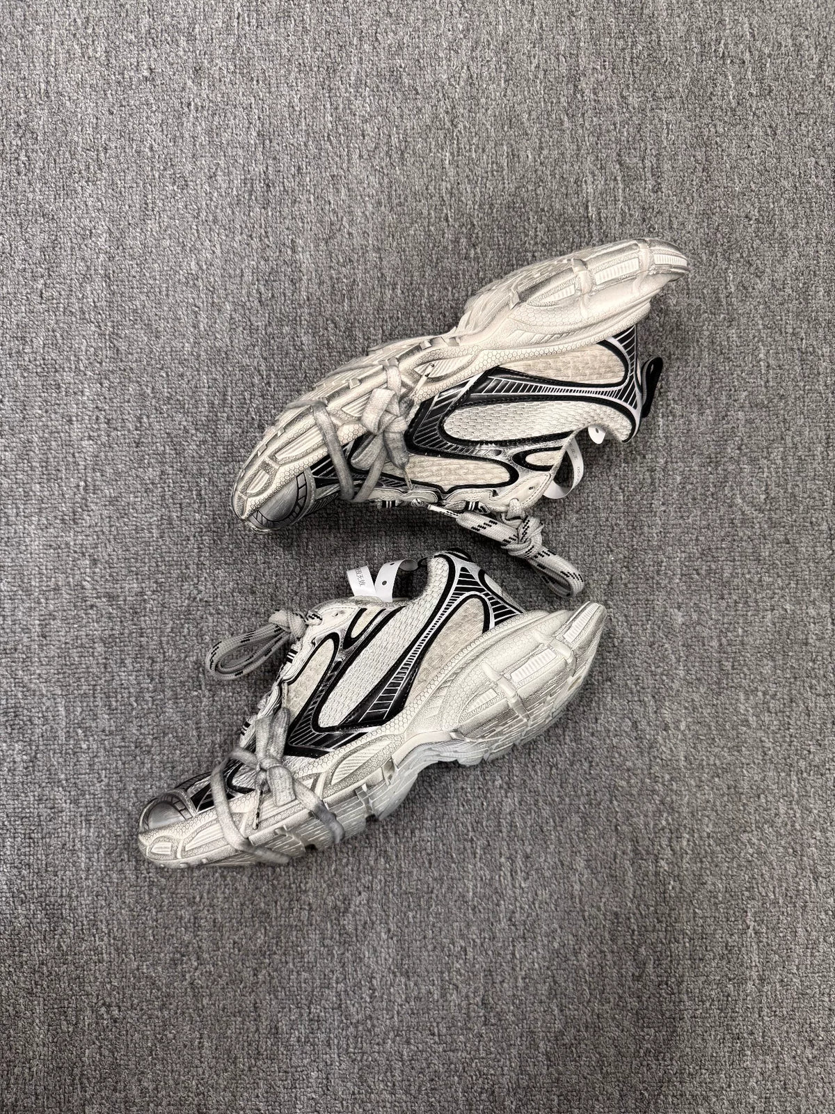Balenciaga 3XL Black White Sneakers