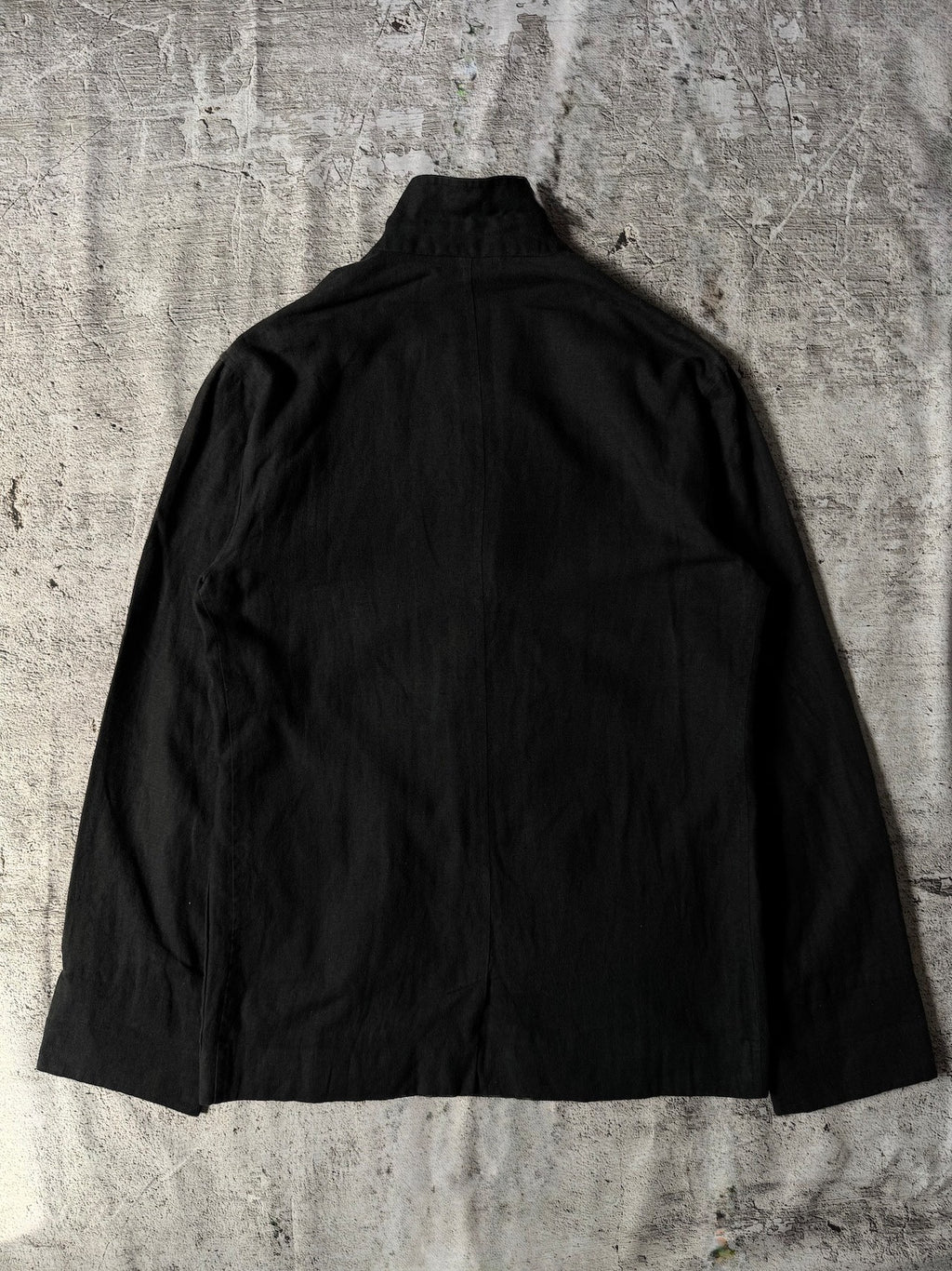 Ann Demeulemeester AW05 Polka-Dot Lined Linen Jacket