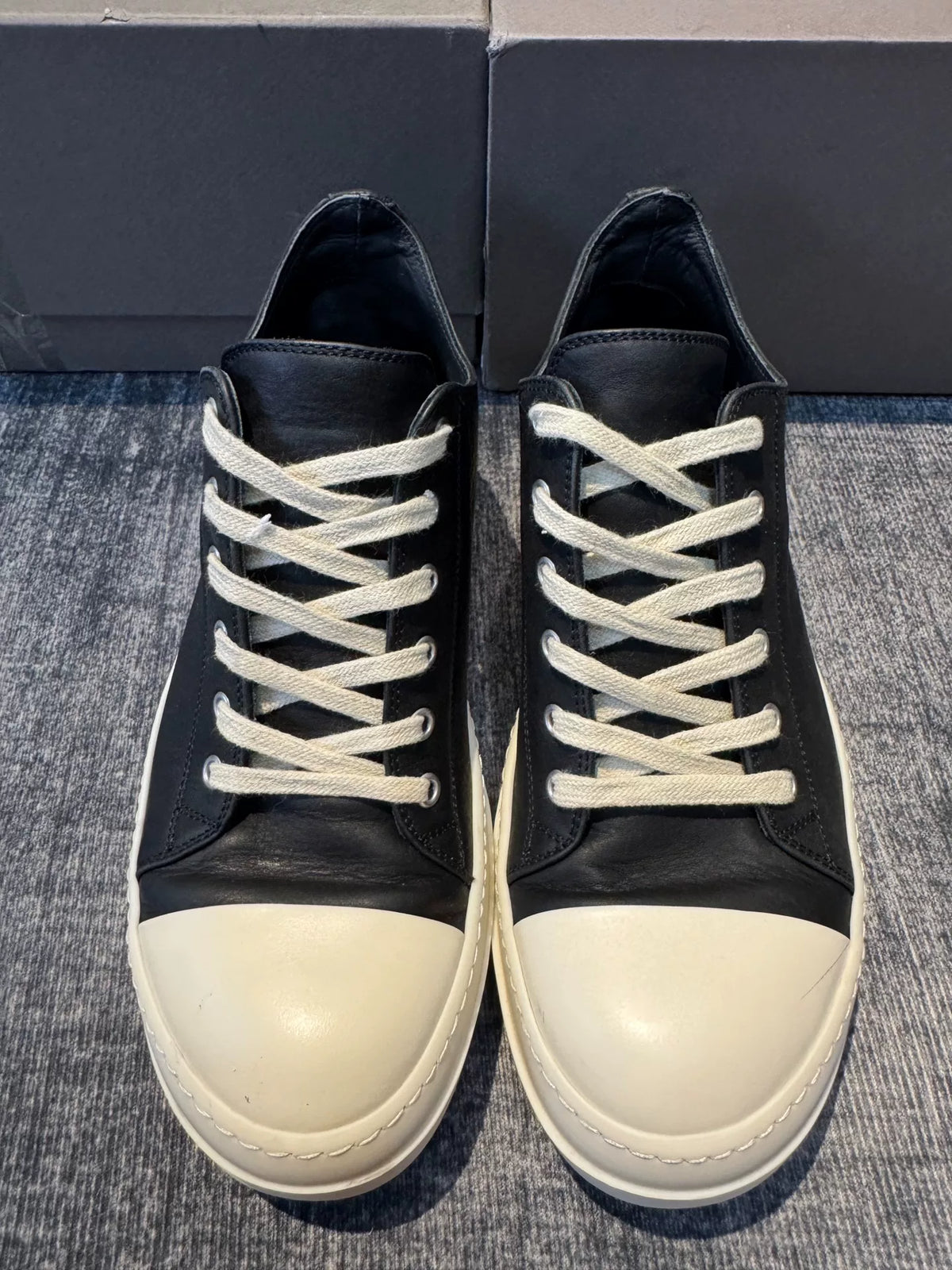 rick owens new mainline low-top oversized Converse shoes