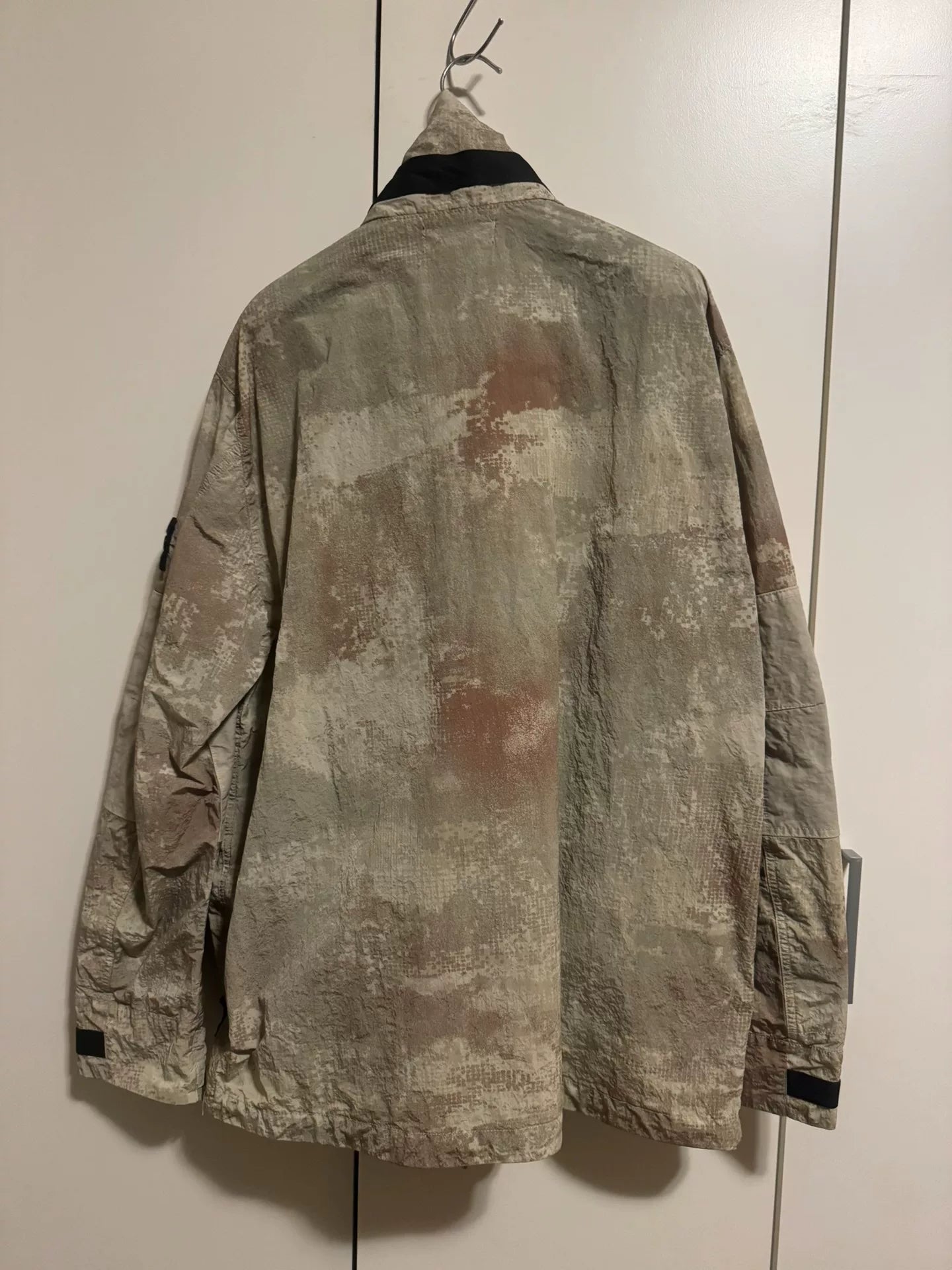 Stone Island Khaki Camo Shell Jacket