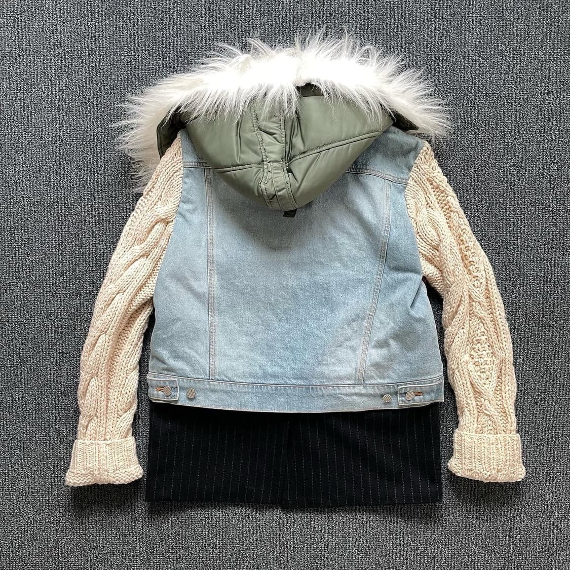 phenomenon 2011 camouflage checkered patchwork jacket