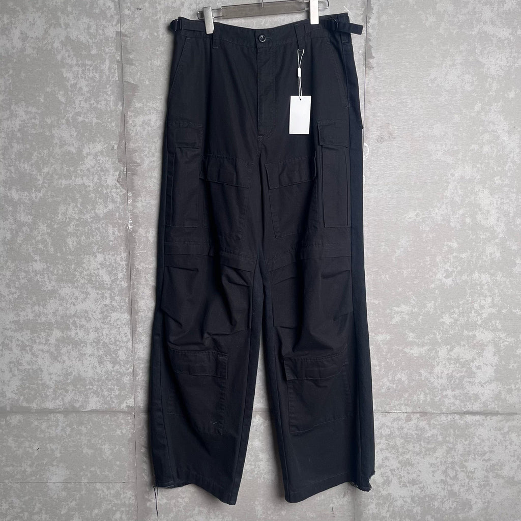 Balenciaga Patchwork Black Cargo Pants