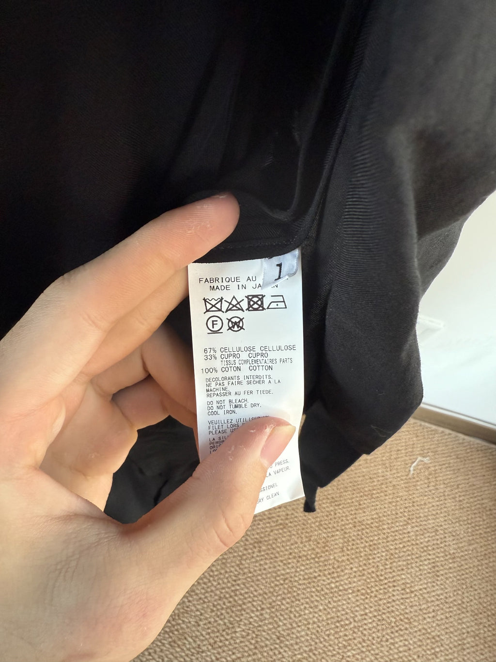 Yohji Yamamoto SS22 Fake Two-Piece Shirt Dress