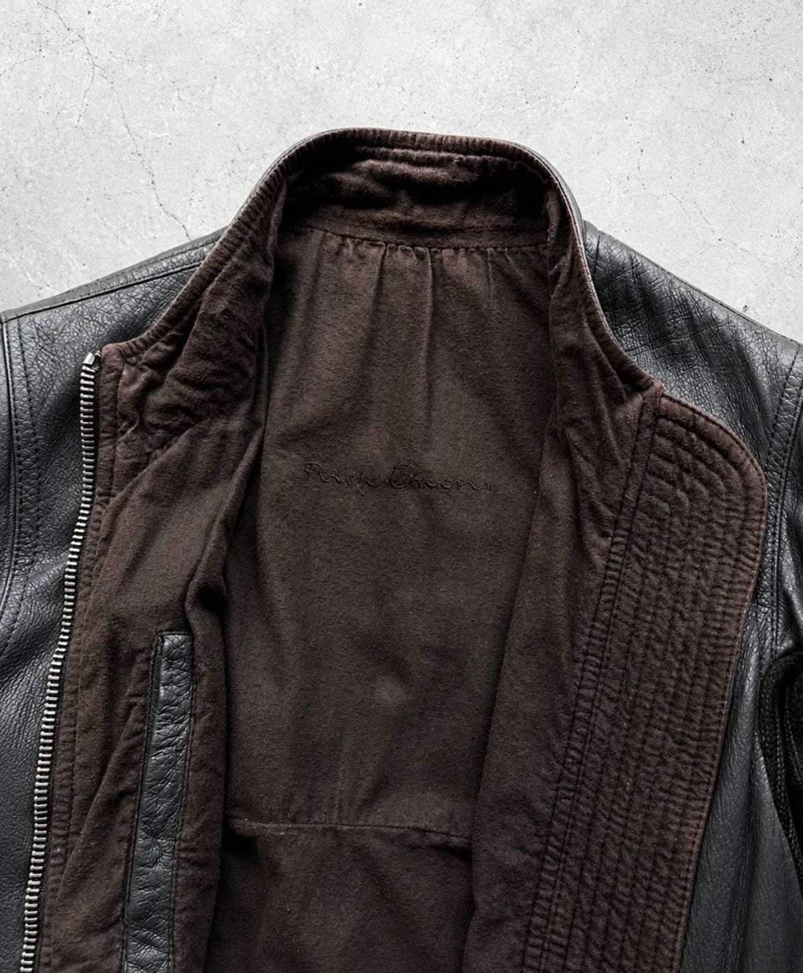 Rick Owens AW04 Deconstructed Lambskin Jacket