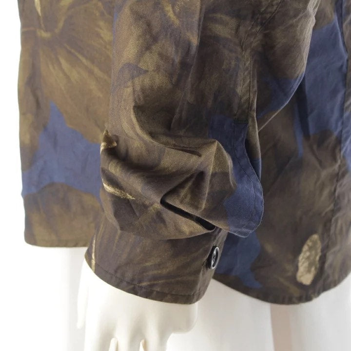 Dries Van Noten Floral Print Long Sleeve Shirt