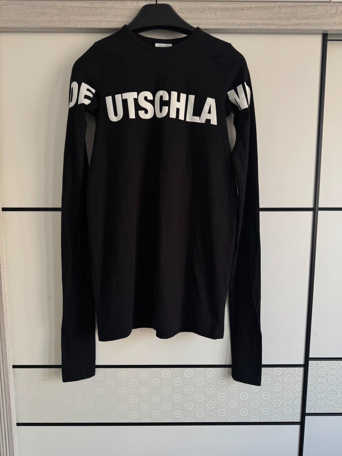 Vetements 16SS "DEUTSCHLAND" tight long-sleeve Top