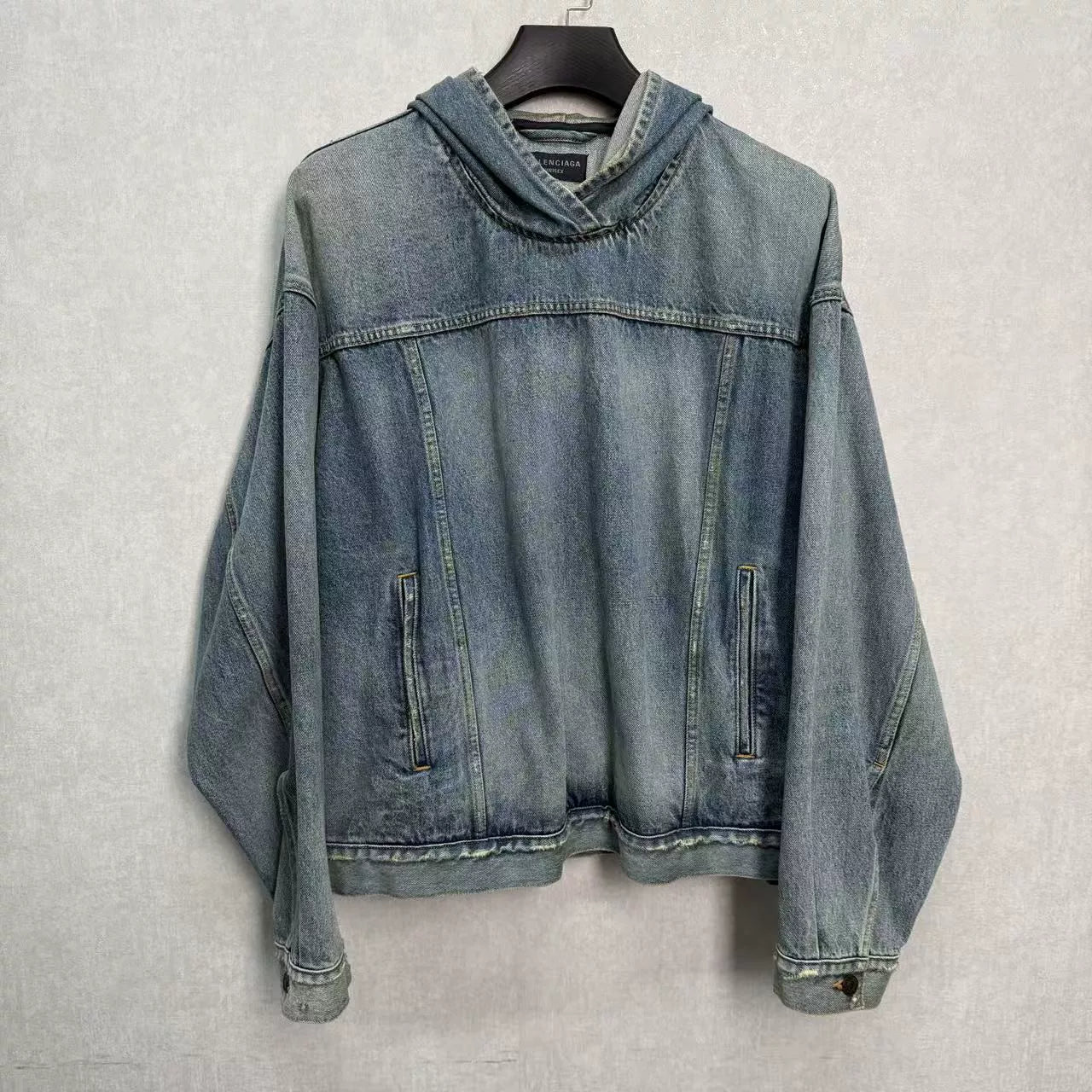 Balenciaga Denim Hooded Jacket - Devines