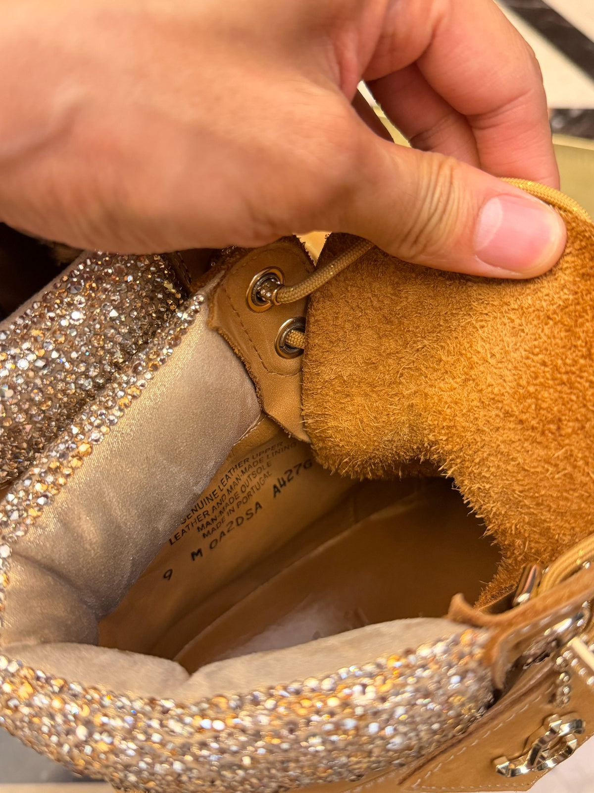 Jimmy Choo Timberland Yellow Boots