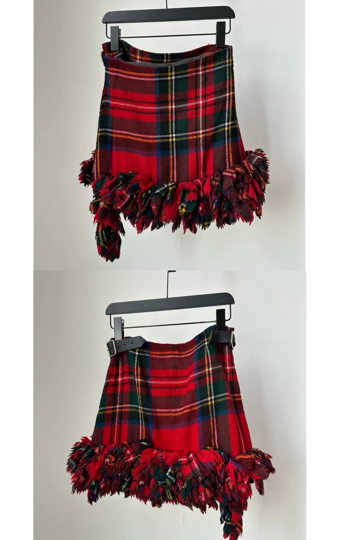 Comme Des Garcons Rei Kawakubo 2000 runway show piece, heavyweight three-dimensional pleated mini skirt