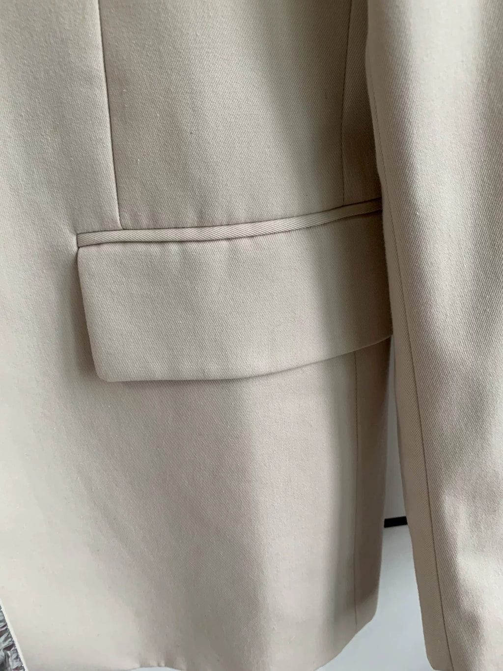 Maison Margiela Beige Double-Breasted Blazer