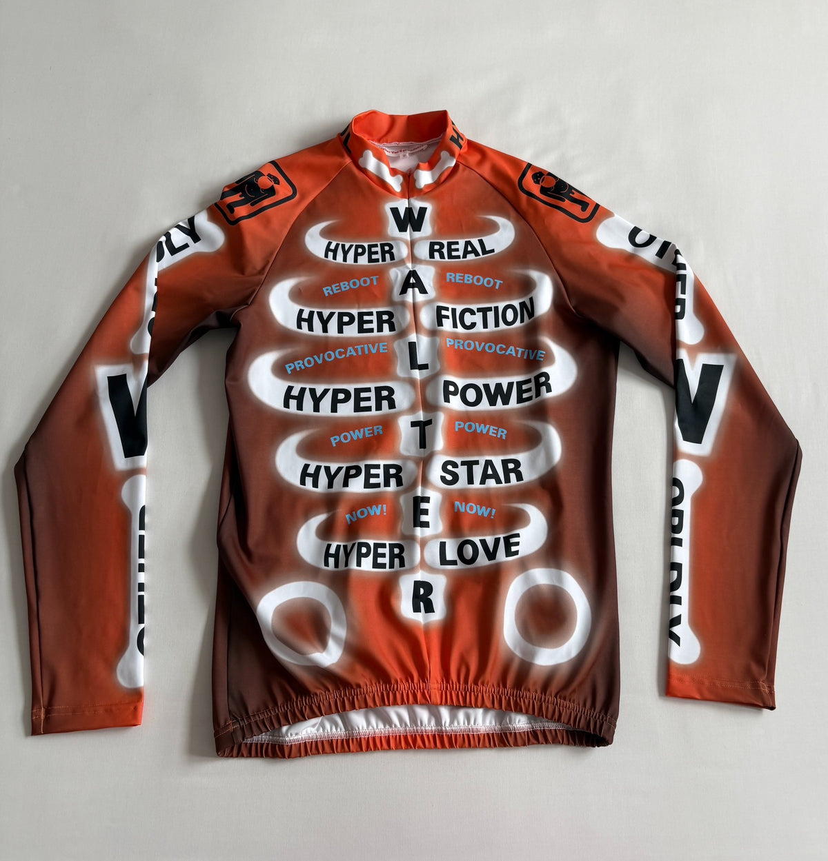 Walter Van Beirendonck Cycling Wear Walter Show Piece Slogan Cycling Wear