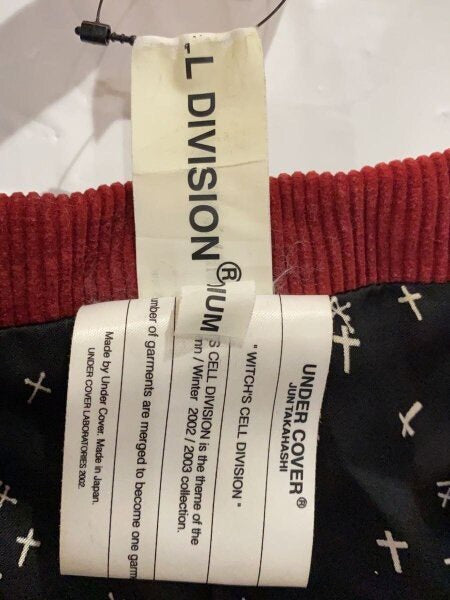 Undercover AW02 Cross-Lined Corduroy Jacket
