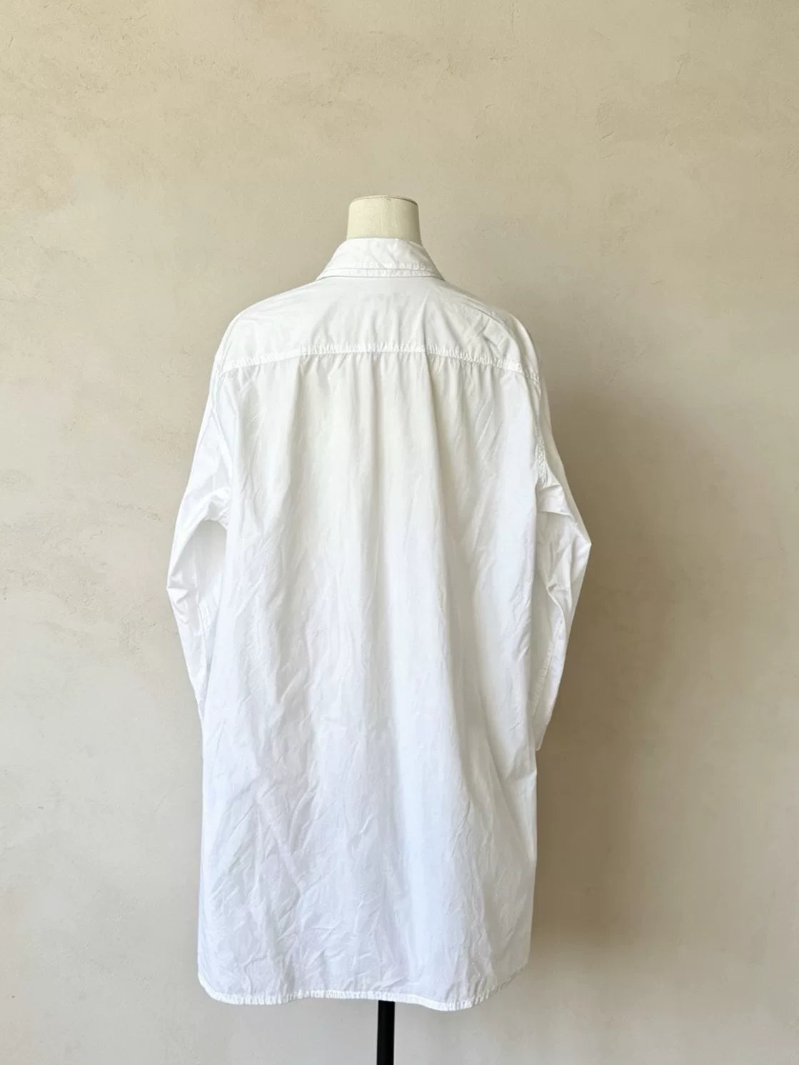 Yohji Yamamoto Stand-Collar Cotton Shirt