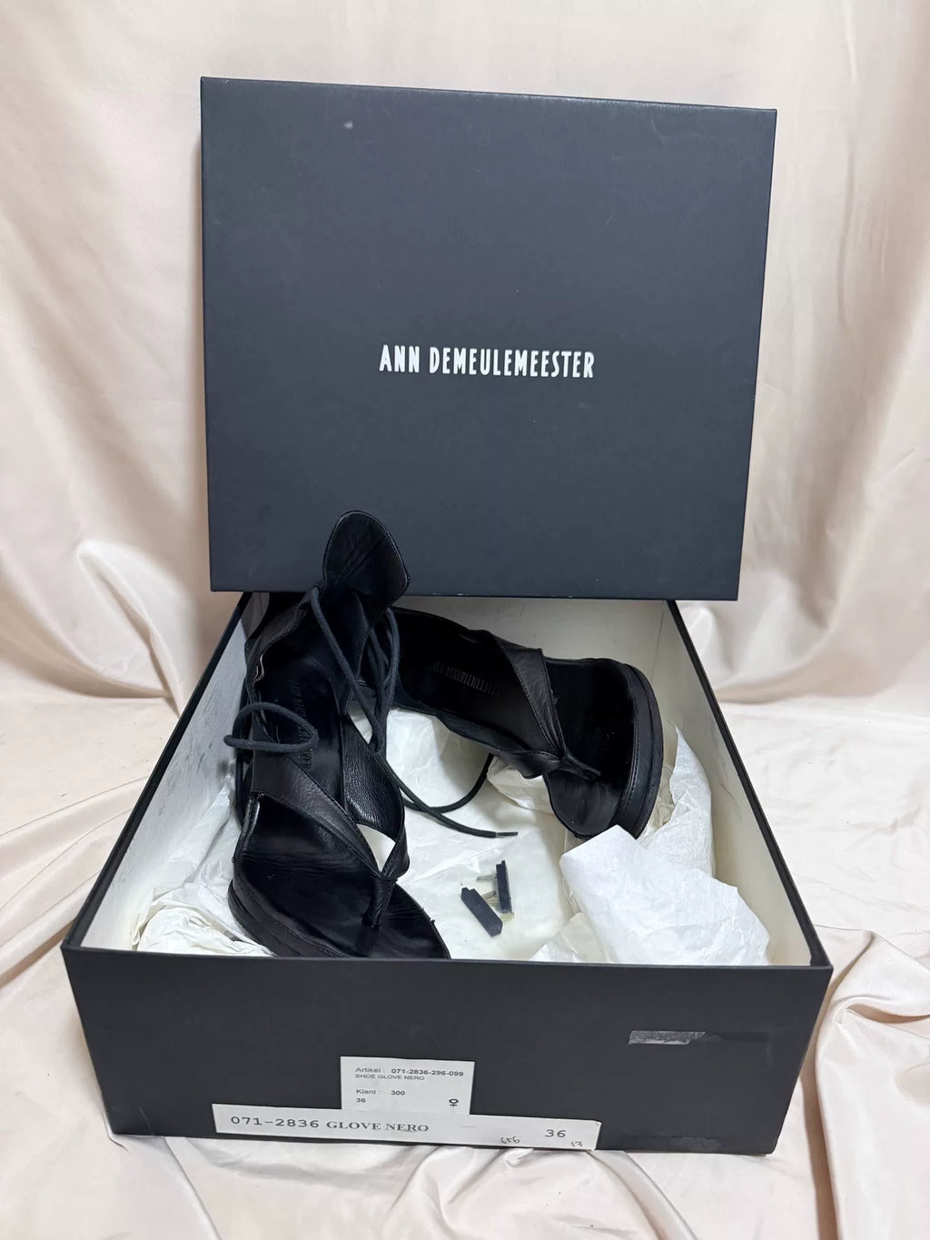 Ann Demeulemeester Thong High Heels
