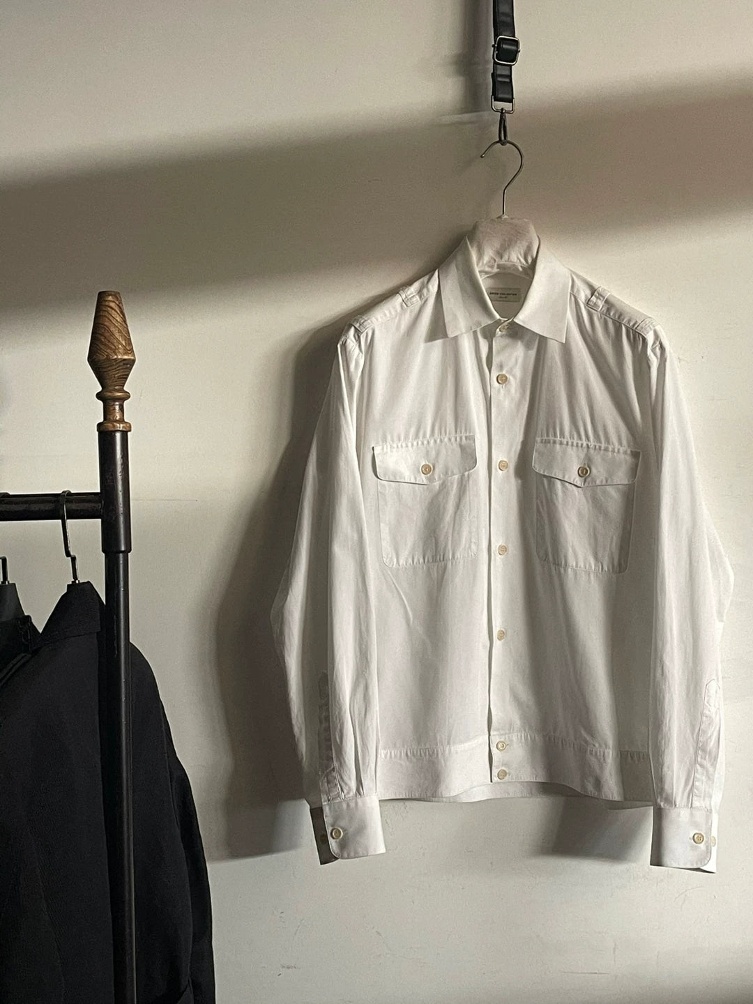 Dries Van Noten Short‑sleeve buttoned shirt jacket