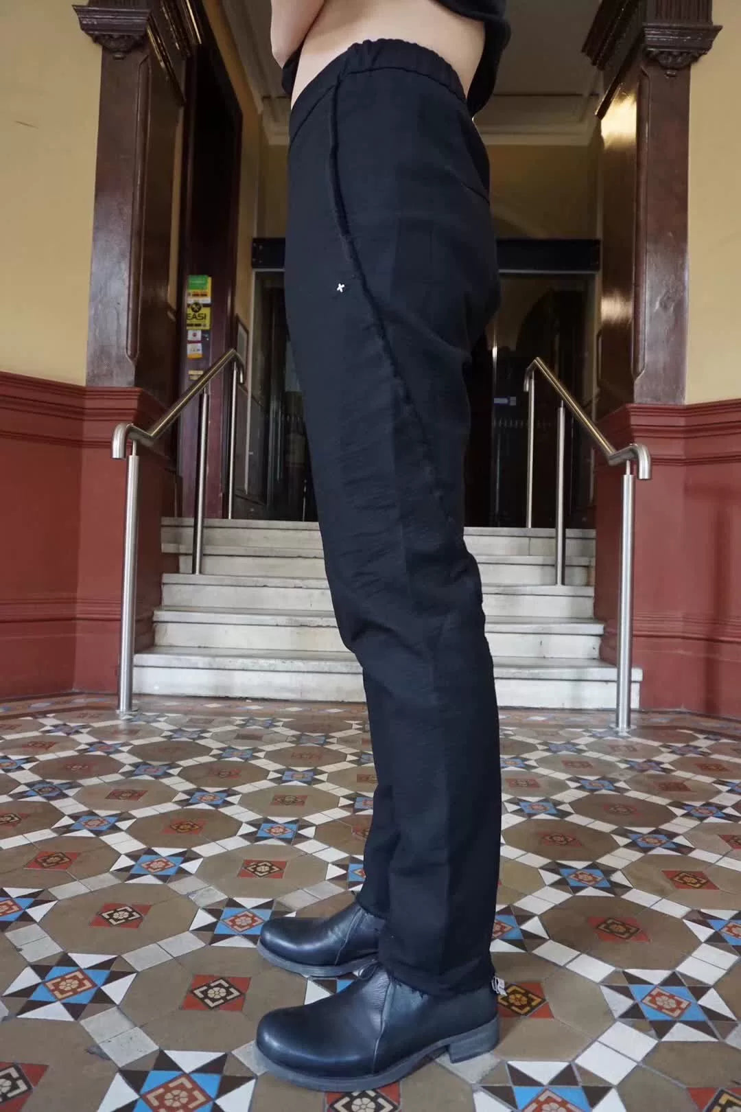 M.A+ FW19 Elastic Waist Cotton Trousers