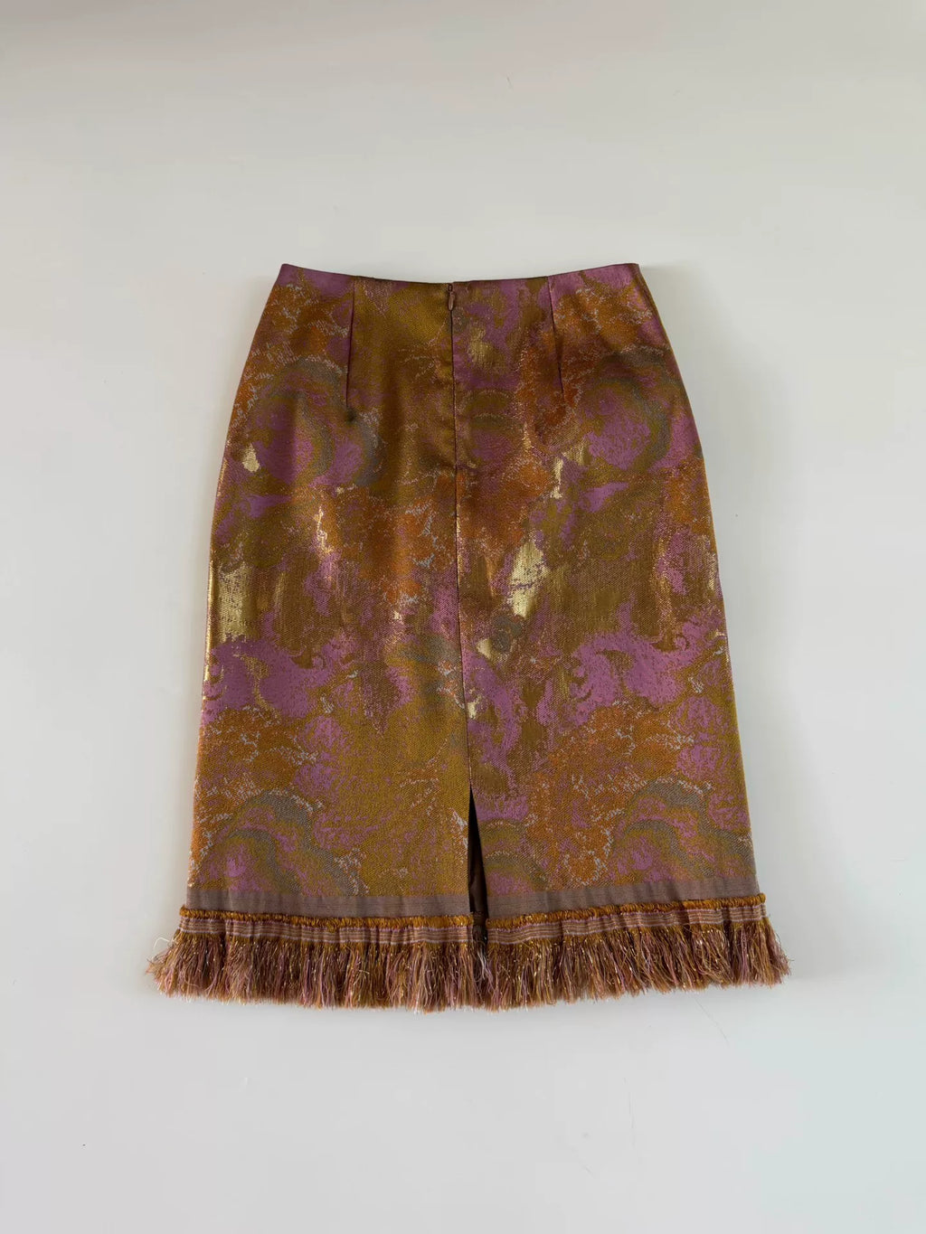 Dries van Noten Midi Fringe Skirt