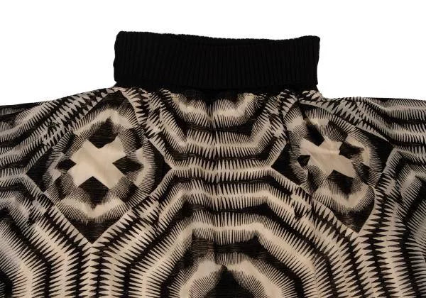 Jean Paul Gaultier Vintage Black Geometric Skirt