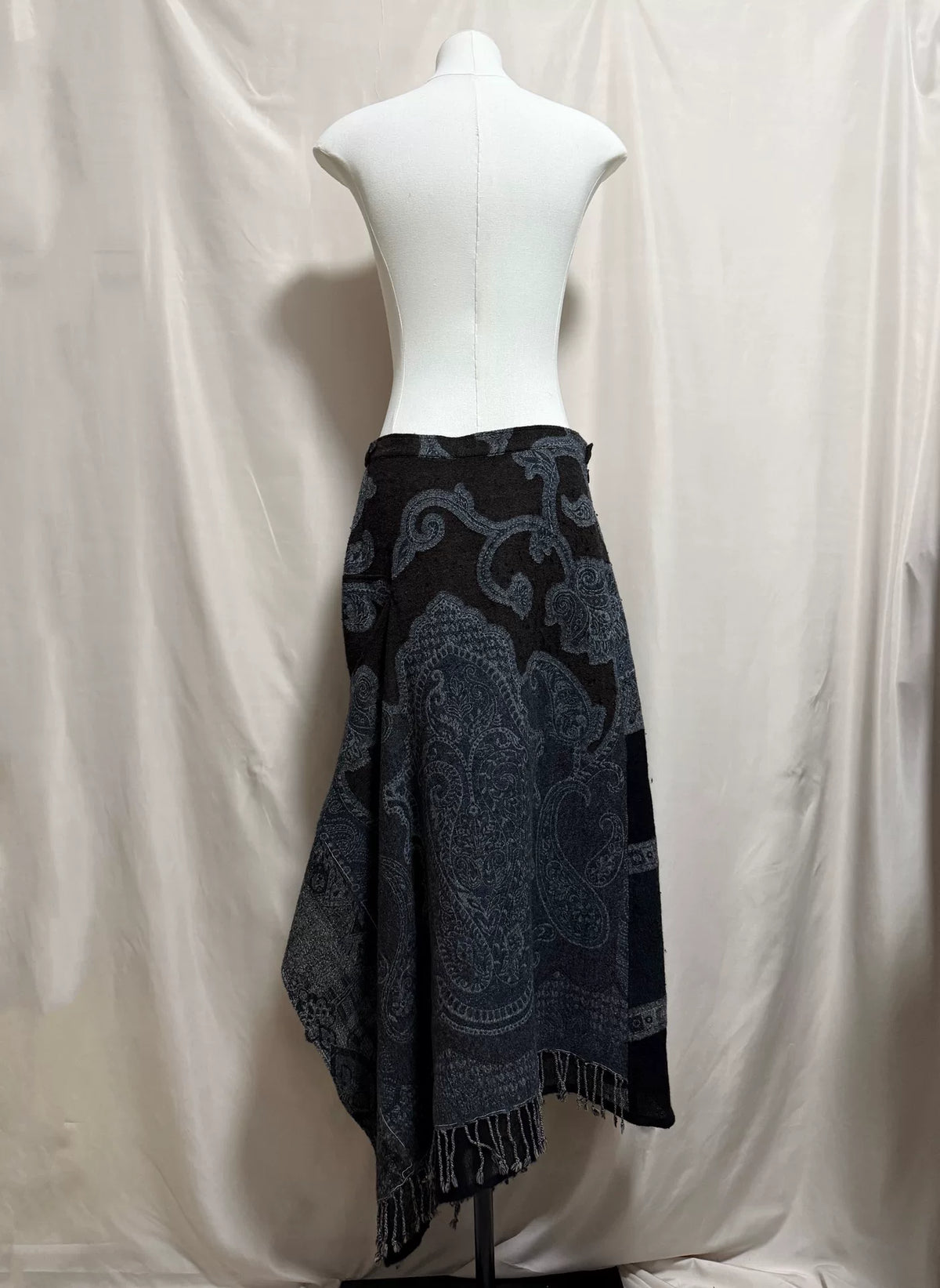 Yohji Yamamoto Noir Totem Wool Skirt
