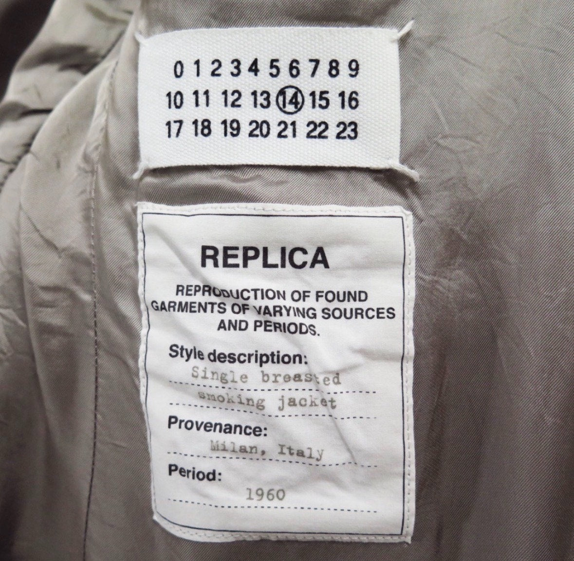 Maison Margiela SS08 Linen Silk Smoking Jacket