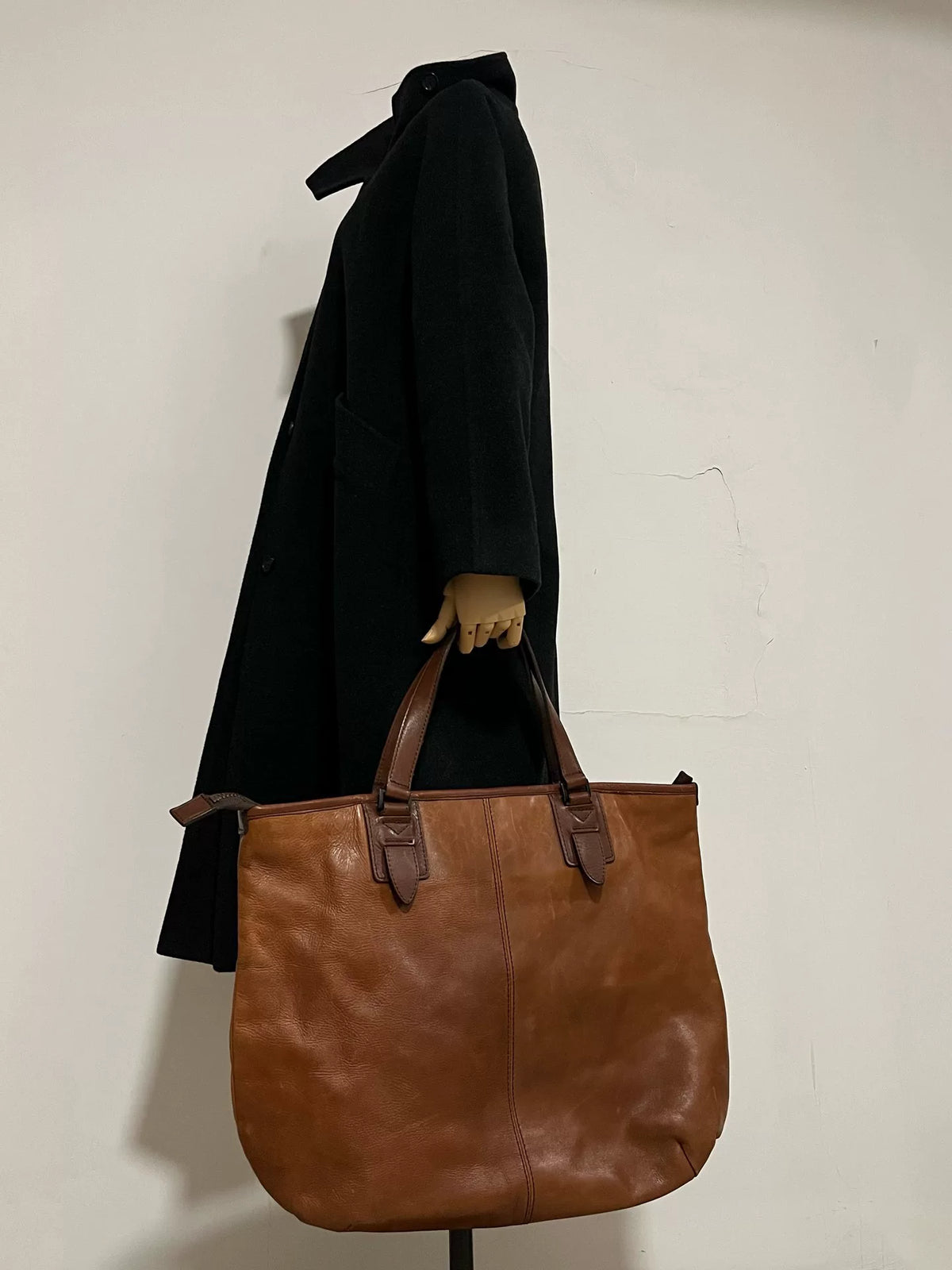 Yohji Yamamoto Brown Tote Bag