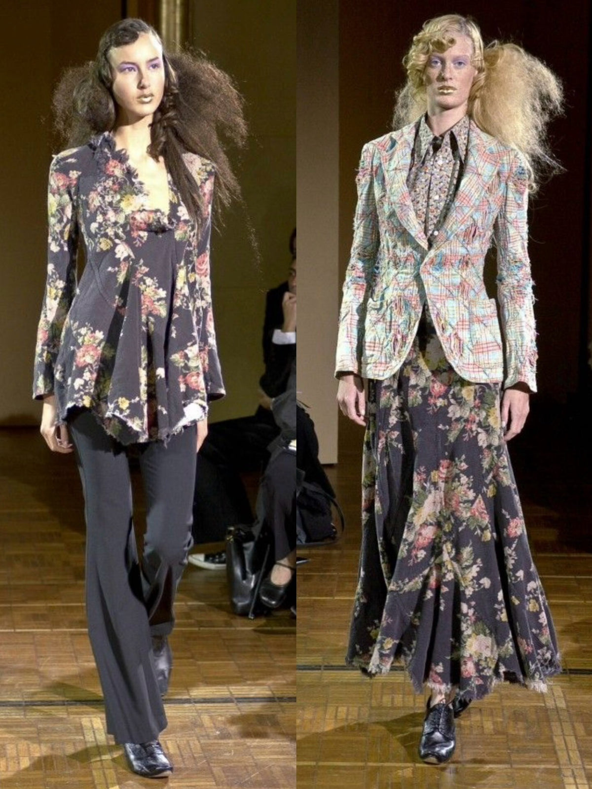 Junya Watanabe 2002 runway floral jacket