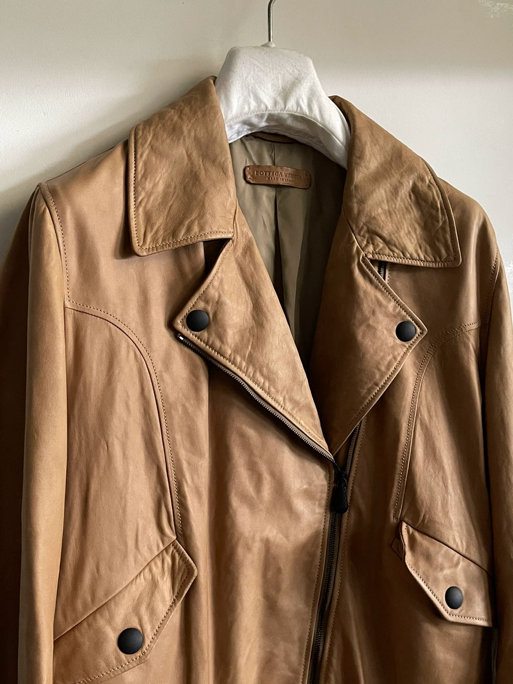 Bottega Veneta Motorcycle Rider Jacket Leather