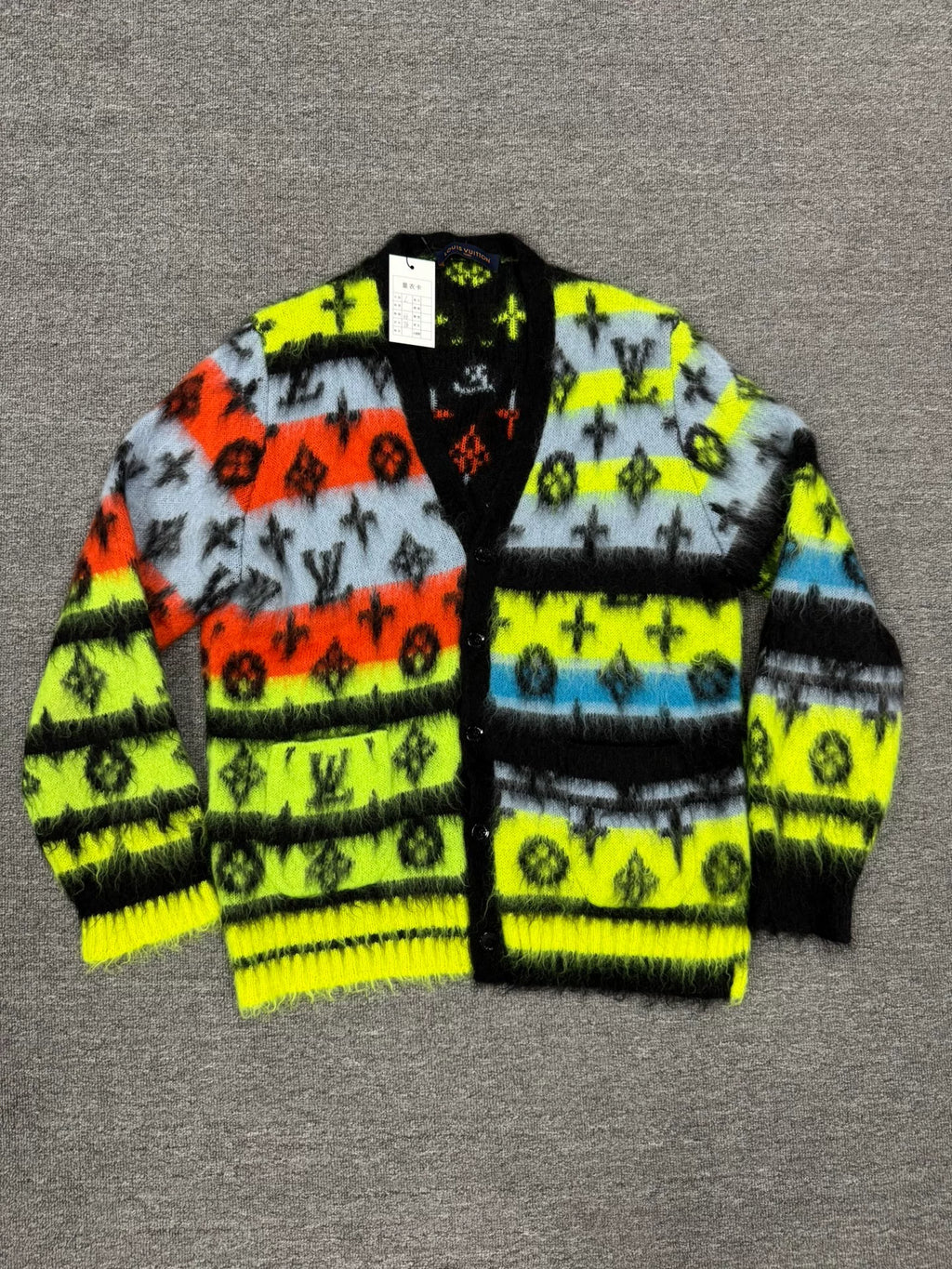 Louis Vuitton Mohair Monogram Cardigan