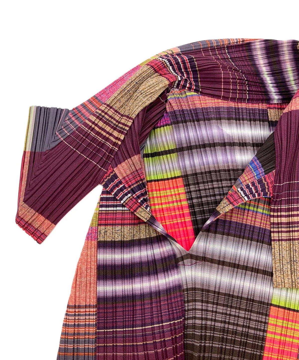Issey Miyake Mosaic Plaid Dress