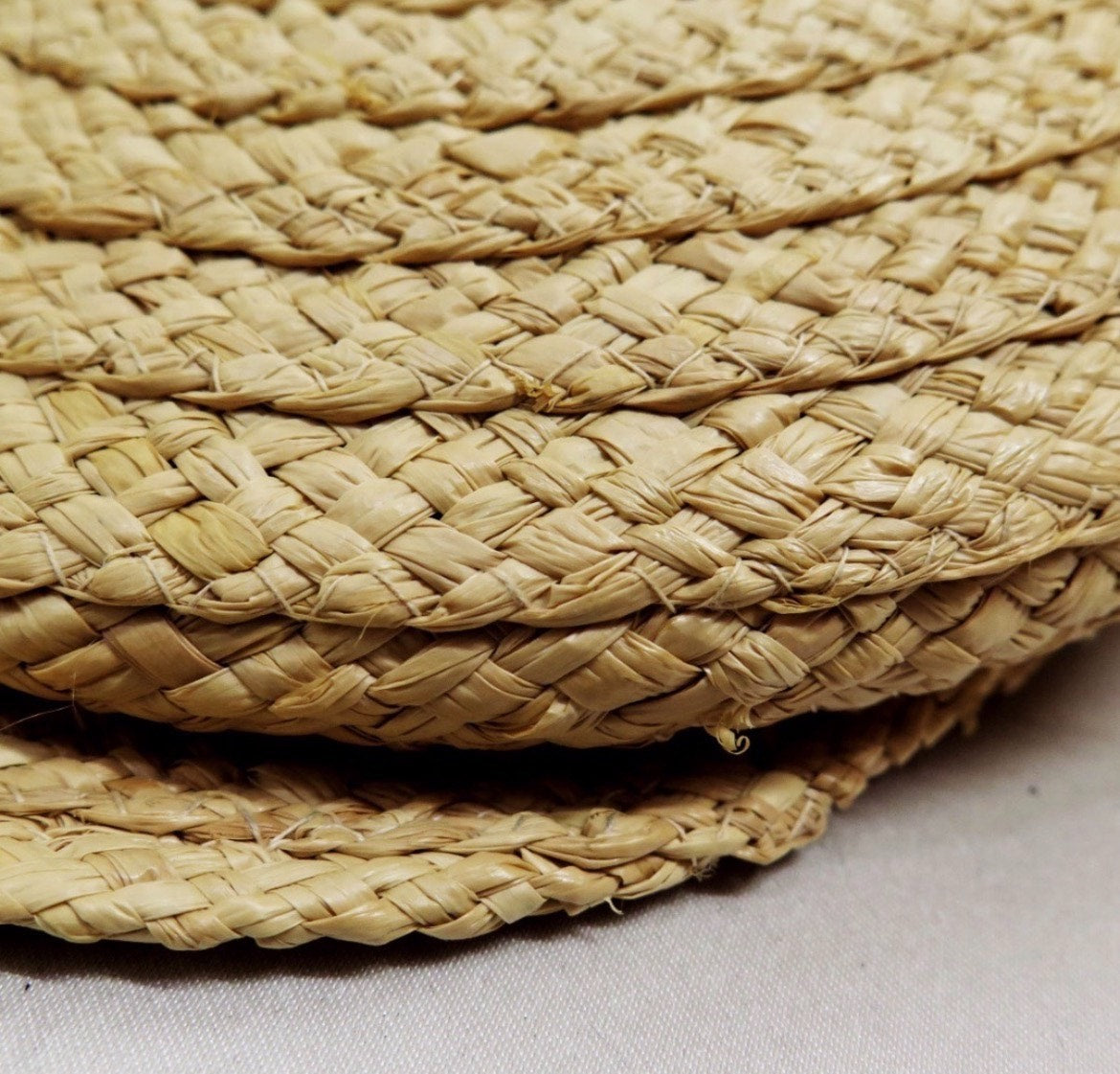 Jean Paul Gaultier 1980s Spiral Woven Natural Straw Hat